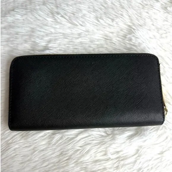 Michael Kors Black Zip Around Wallet - Picture 2 of 9